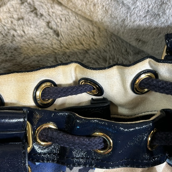 Vintage Juicy Couture Floral Canvas Tote Bag - Picture 10 of 11